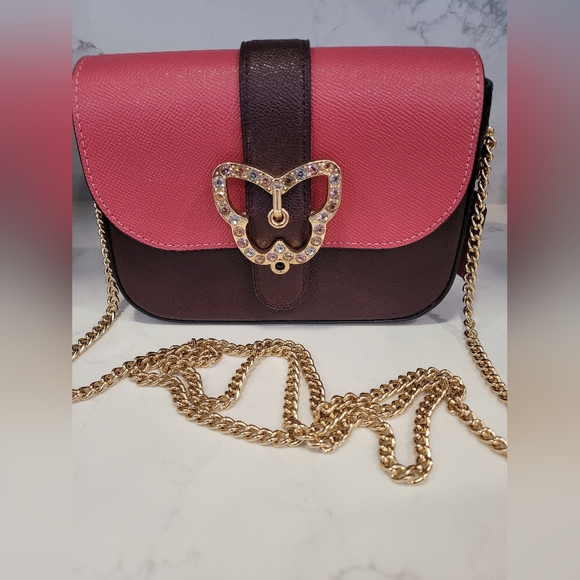 Coach Handbags - Coach Gemma Crossbody Bag in Colorblock with Butterfly Buckle.